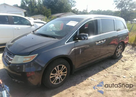 2011 Honda Odyssey Ex-L из США, поврежденный, VIN 5FNRL5H6XBB014559